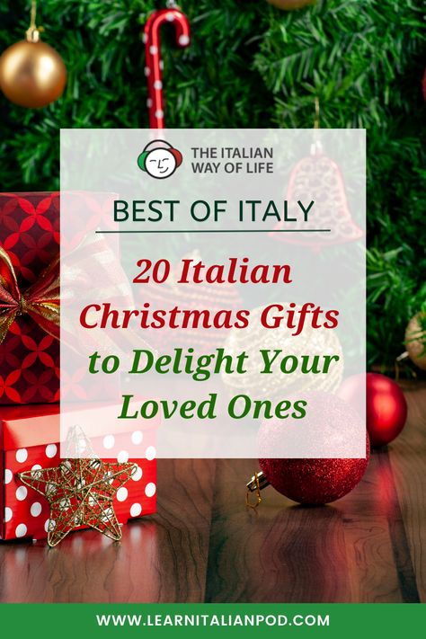 🎁 Delight your loved ones with the magic of Italy this Christmas! Discover 20 authentic Italian Christmas gifts that capture the season's festive spirit. From traditional delights to contemporary treasures, find the perfect expression of holiday cheer. #ItalianChristmasGifts #FestiveGiftGuide 🇮🇹✨ Italian Gift Ideas, Italian Christmas Aesthetic, Italian Christmas Decor, Italian Christmas Decorations, Little Italy Party, Italian Christmas Traditions, Italian Party, Christmas In Italy, Italian Theme