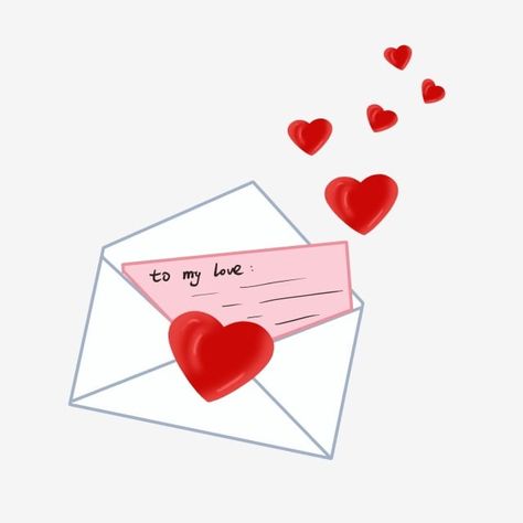 Cartoon Envelope, Envelope Illustration, Letter To My Love, Baby Shower Background, Heart Envelope, To My Love, Heart Illustration, Valentines Wallpaper, Pink Envelopes