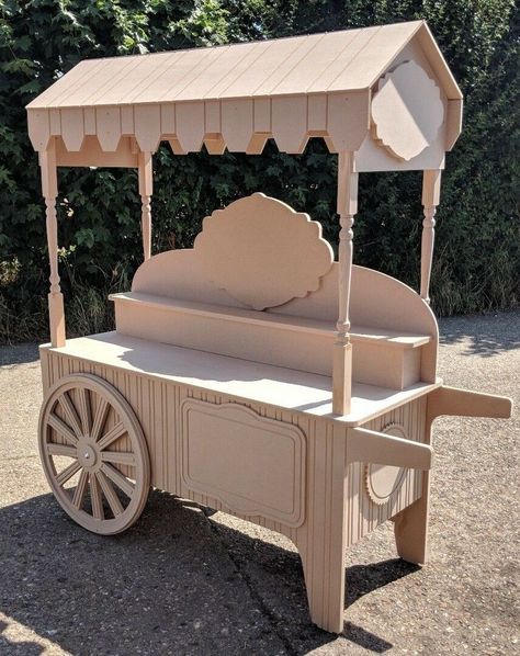 Candy Cart Wedding, Wedding Candy Cart, Vendor Cart, Sweet Cart, Candy Car, Wooden Cart, Sweet Carts, Candy Cart, Flower Cart