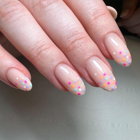 Funfetti ✌🏻🎉 Tier 1 Nail Art 🎨 Using @the_gelbottle_inc Prepped with @personailityuk Code BECKIS10 for 10% off everything 🤍 Finished… | Instagram Funfetti Nails, Pastel Confetti, Confetti Nails, Tier 1, Beauty Nail, Minimalist Nails, Cuticle Oil, Nail Artist, Beauty Nails