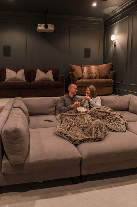 The best pit sofas, chairs, and home theater accessories/essentials!  home theater seating, home, home theater, home theater seating, pit sofa, blanket, home theater chair Pit Couch, Pit Sofa, Basement Theater, Theatre Room Ideas, Movie Theater Room, Basement Movie Room, Sala Cinema, Movie Rooms, Theater Room Decor