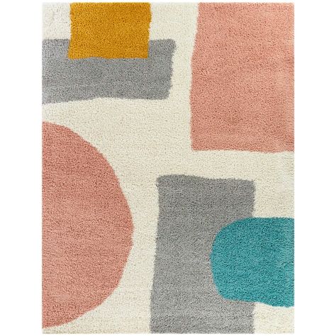 Target Rug, Pink Area Rug, Shag Area Rug, Geometric Area Rug, Abstract Rug, Navy Pink, Online Home Decor Stores, Tufted Rug, Geometric Rug