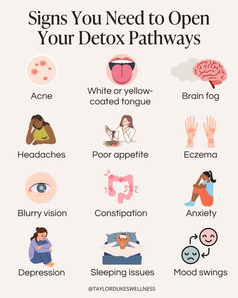 What Causes Poor Detox Pathways? 10 Tips on How to Open Detox Pathways  - Taylor Dukes Wellness Detox Pathways, Detox Symptoms, Sleeping Issues, Castor Oil Packs, Parasite Cleanse, Lymph System, Healthy Advice, Lack Of Energy, Natural Detox