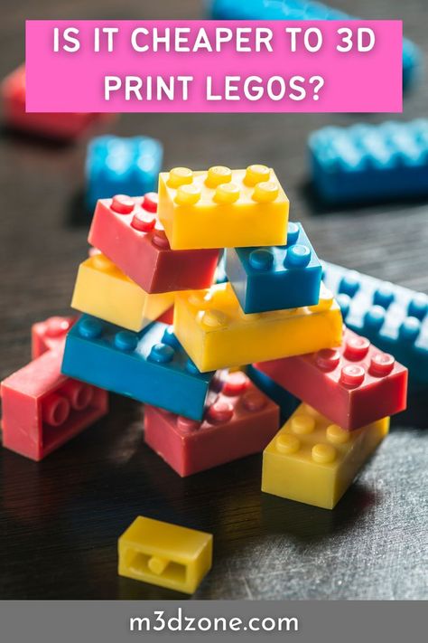 3D printing might be a cheap option for printing Legos at the base level. Printing a 3D block costs around $0.04 to $0.08, and buying Legos in bulk may cost you $0.04 to $0.07 per piece. 3d Printer Lego Projects, 3d Printing Ideas Lego, 3d Print Toys Ideas, Lego 3d Print, 3d Printer Lego, 3 D Printer Projects, 3d Printing Ideas To Sell, 3d Printed Beads, 3d Printed Toys