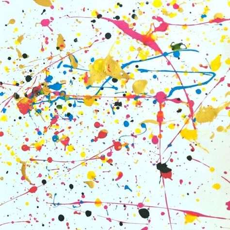 Splatter Painting with Kids - Crazy Good Fun for All Ages! Splatter Paint Canvas, Painting With Kids, Paint Splatter Art, Splatter Painting, Canvas Abstract Art, Glue Art, Splatter Art, Abstract Art Poster, Sculpture Projects