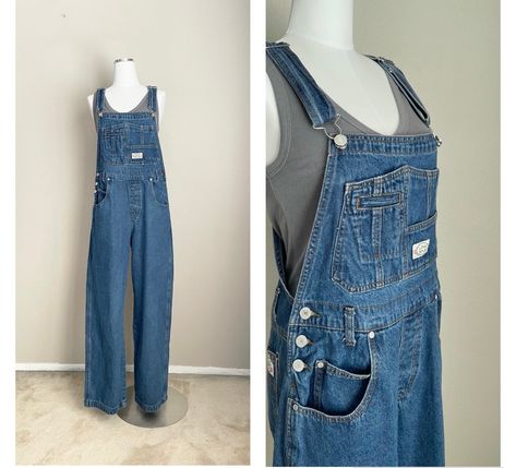 90s Overalls, Vintage Overalls, Overalls Women, Vintage Jeans, 90s Fashion, Denim Jeans, Pretty Dresses, Overalls, Ready To Wear