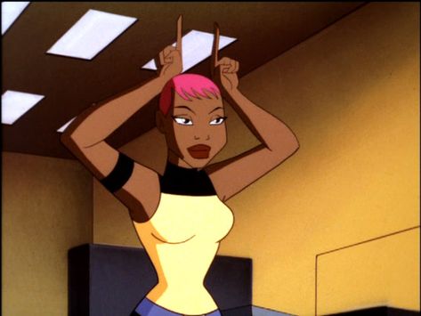 Batman Beyond Maxine, Maxine Gibson, Dc Animated Universe, Dc Animated, Female Anatomy Reference, Paint Inspo, Comics Characters, Happy Childhood, Dc Art