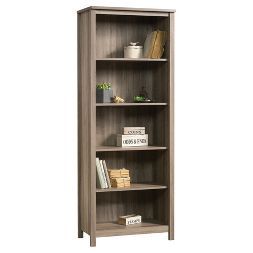 County Line 5 Shelf Bookcase Library - Salt Oak - Sauder already viewed Entry Storage, Tall Shelves, Contemporary Bookcase, Bookcases For Sale, 5 Shelf Bookcase, Tall Bookcases, Furniture Bookshelves, Shelf Bookcase, Storage Hacks