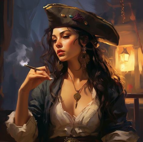 Hot Pirate Art, Lady Pirate Art, Pirate Oc Girl, Pirate Female Art, Female Pirate Oc, Female Pirate Character Design, Female Pirate Art, Ursula Decay, Hot Pirate