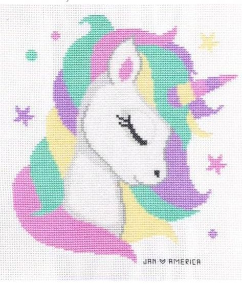 Unicorn Cross Stitch, Unicorn Bedroom Decor, Unicorn Cross Stitch Pattern, Autumn Cross Stitch Patterns, Cross Stitch Pillow, Beautiful Cross Stitch Pattern, Knitted Items, Crochet Unicorn, Baby Cross