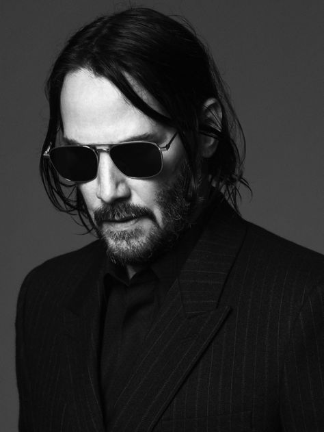 Keanu Reeves Saint Laurent Fall 2019 Men’s Campaign Composition Photo, Rodrigo Santoro, Keanu Reeves John Wick, David Sims, Costume Noir, Keanu Charles Reeves, River Phoenix, Wearing Sunglasses, Anthony Vaccarello