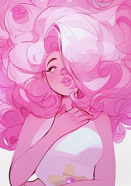 Pink Skin Character, Skins Characters, Pink Skin, Steven Universe Fanart, Superhero Art, Steven Universe, Universe, Character Design, Fan Art