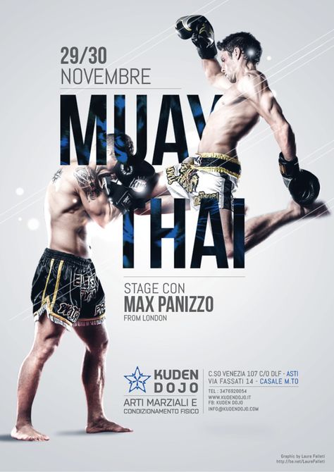 Mma Poster Design, Muay Thai Poster, Mma Poster, Sport Advertising, Karate Poster, Boxing Graphic, Fitness Poster, Karate Dojo, Boxe Thai