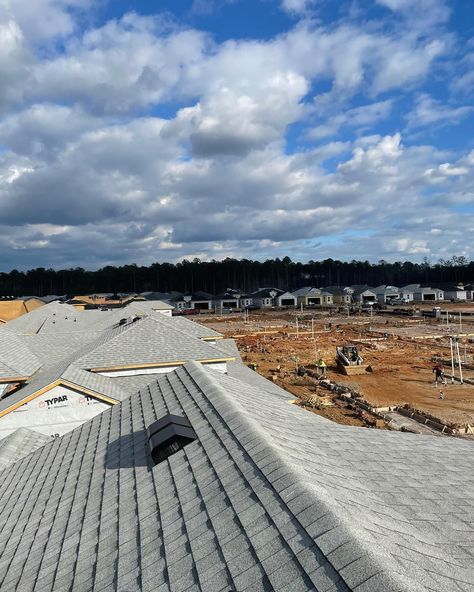 Raising the roof in South Carolina!🏠✨ Our construction team at Archer Exteriors is hard at work, turning dreams into homes. We are bringing excellence to every home in this stunning new development. Archer Exteriors is your trusted roofing specialist near you.😁 Roofing Aesthetic, Vision Board Images, Hard At Work, The Roof, South Carolina, Work Hard, Roof, Turning, Vision Board