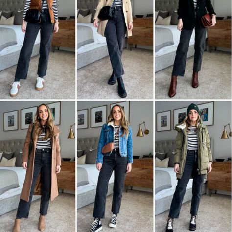 Can You Wear Cropped Wide Leg Pants in Winter Outfits? - Merrick's Art Wide Leg Crop Pants Outfit, Tapered Pants Outfit, Wide Leg Black Pants Outfit, Chinos Women Outfit, Black Wide Leg Pants Outfit, Ankle Pants Outfit, Navy Pants Outfit, Cropped Pants Outfit, Pants Outfit Work