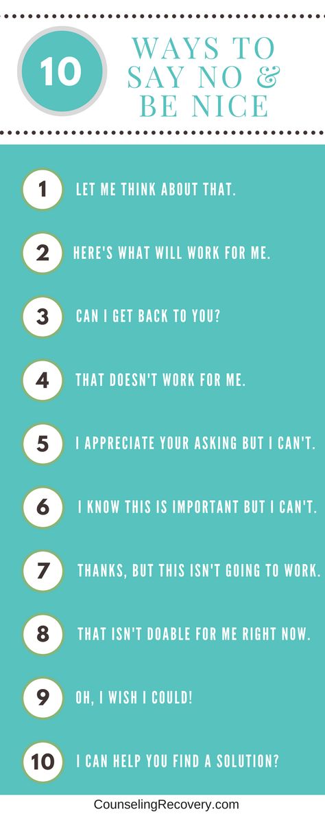 How to say no nicely Ways To Say No, How To Believe, Saying No, Mental Training, Relationship Tips, Good Advice, Self Development, Life Skills, Relationship Advice