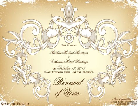 free quotes wedding vow renewal quotesgram renewal wedding vows certificate template samples Vow Renewal Certificate, Angel Wedding, Wedding Vow Renewal, Retro Wedding Invitations, 2nd Wedding, Renewal Wedding, Marriage Records, Editable Certificates, Commitment Rings