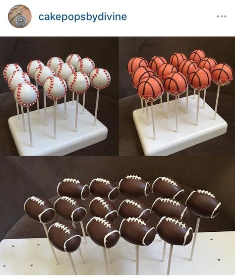 Sports Ball Cake, Basketball Cake Pops, Birthday Candy Table, Cheer Snacks, Baseball Cake Pops, Sports Birthday Cakes, Gender Reveal Cake Pops, Basketball Cookies, Sports Snacks