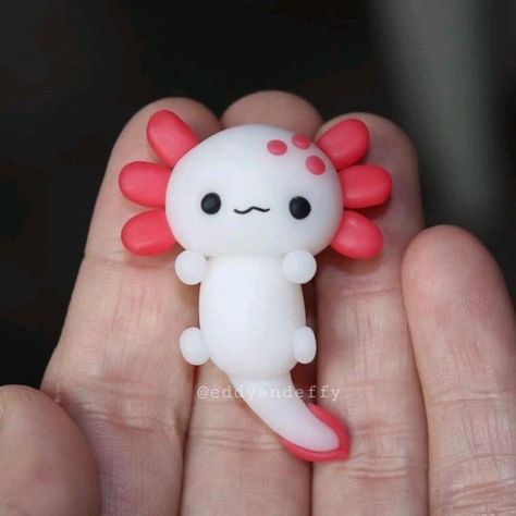 Fimo Kawaii, Polymer Clay Kawaii, Polymer Clay Figures, Pola Amigurumi, Clay Diy Projects, Tanah Liat, Clay Crafts Air Dry, Polymer Clay Diy, Polymer Clay Animals