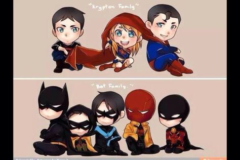 Kryptonian Family & Bat Family Arte Dc Comics, Im Batman, Batman And Robin, Tim Drake, Batman Family, Batman Robin, Black Canary, Batman And Superman, Detective Comics