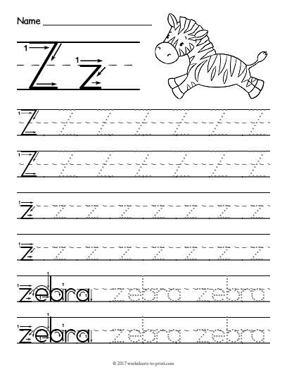 Free Printable Tracing Letter Z Worksheet Z Worksheet, Letter Tracing Printables, Tracing Alphabet, Meatless Meal, Preschool Alphabet, School Prep, Abc Print, Preschool Tracing, Letter Tracing Worksheets