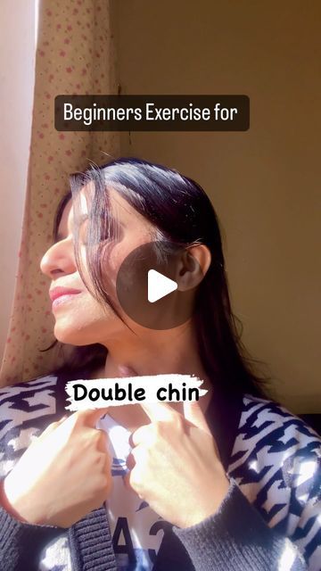 THEBLOGISTA on Instagram: "Double chin exercise for beginners. Do this exercise daily and see the best results in a week.🤌🏻  #facialexercise #faceyoga #faceworkout #faceexercise #doublechin #healthylifestyle #shapeyourface #selfcare #motivation #instatips" Reduce Double Chin In A Week, Ways To Get Rid Of Double Chin, Double Chin Exercises For Women, Excersise To Loose Double Chin, Chin Workout Face Exercises, Neck And Chin Exercises, Double Chin Workouts, Face Workout Exercises Double Chin, Chin Exercises Double