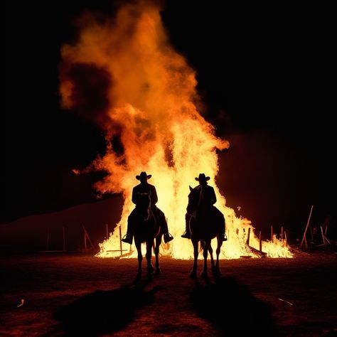 #cowboy #wildwest #fire Trans Cowboy Aesthetic, Spooky Cowboy Aesthetic, Western Dark Aesthetic, Wild West Outlaw Aesthetic, Black Cowboy Aesthetic, Dark Cowboy Aesthetic, Cowboys Aesthetic, Vintage Cowboy Aesthetic, Gay Cowboy Aesthetic