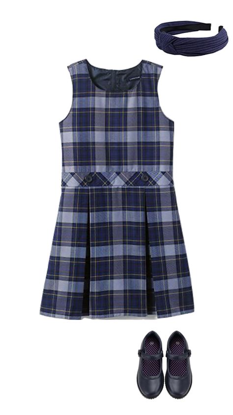 Plaid Uniform, Kids Uniforms, Back To School Essentials, School Essentials, Jane Shoes, Mary Jane Shoes, Mary Janes, Back To School, Plaid