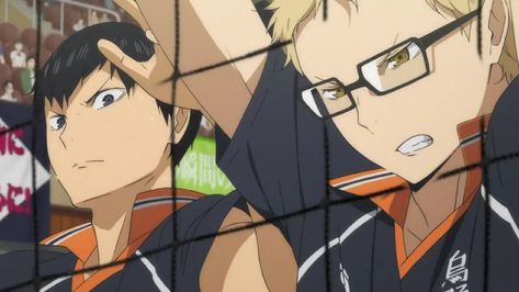 Kageyama, Tsukishima | Haikyuu!! Kageyama And Tsukishima, Tsukishima Haikyuu, Tsukishima Kei, Haikyuu Kageyama, Robin Bird, Haikyuu Anime, Haikyu!!, Season 1, Anime