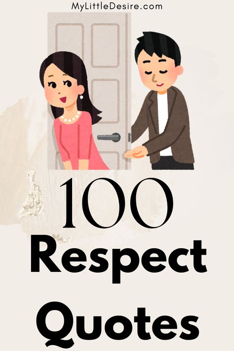 Explore 100+ Respect Quotes that highlight the importance of mutual respect in all relationships. Find powerful and thought-provoking quotes that inspire honor, dignity, and understanding in interactions with others. Quotes About Being Respectful, Relationship Respect Quotes, Love Respect Quotes, Relationship Respect, Respect Relationship Quotes, Partner Quotes, Respect Is Earned, Provoking Quotes, Respect Quotes