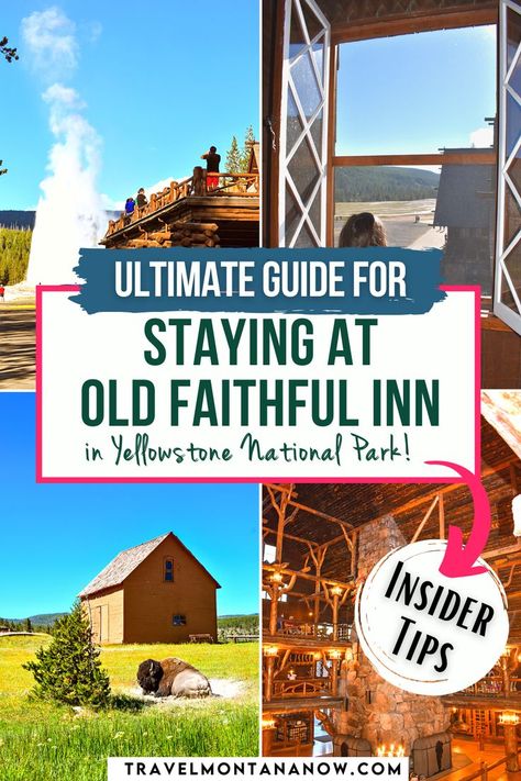 Ultimate Guide for Staying at Old Faithful Inn Cool Airbnb, Yellowstone Hikes, Yellowstone Vacation Planning, Old Faithful Inn, Trip To Yellowstone National Park, Yellowstone Map, Park Plan, Yellowstone National Park Vacation, National Park Lodges