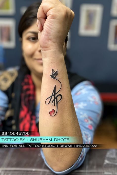 Ap Tattoo Name, A P Tattoo Letter, Ap Tattoo Design, P Name Tattoo Design, Ap Tattoo Letter, A Name Tattoo Design, Radhakrishna Tattoo, P Name Tattoo, Ap Tattoo