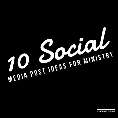 Social Media Post Ideas for Ministry Christian Social Media Posts, Church Facebook Post Ideas, Church Content Ideas, Church Social Media Posts Ideas, Social Media Post Ideas, Church Outreach, Social Media Church, Church Marketing, Outreach Ministry