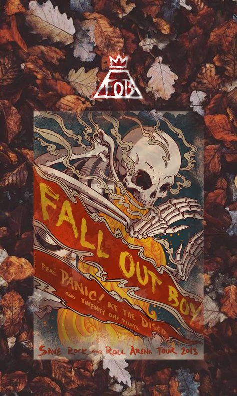 Wallpaper fall out boy Halloween Falloutboy Wallpapers, Fob Wallpaper, Fall Background Images, Autumn Lockscreen, Fall Out Boy Wallpaper, Fallout Boy, Save Rock And Roll, Boy Wallpaper, Boy Halloween