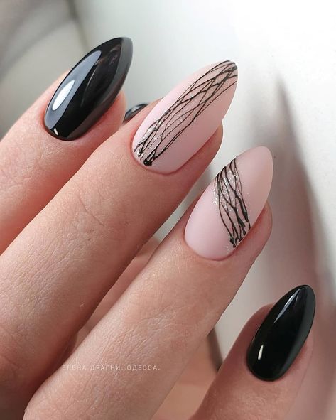 Nails With Spider Gel, Simple Fall Nails Autumn, Nails With Spider, Simple Fall Nail Designs, Simple Fall Nail, Nail Art Black, Spider Gel, Colors For 2024, Simple Fall Nails