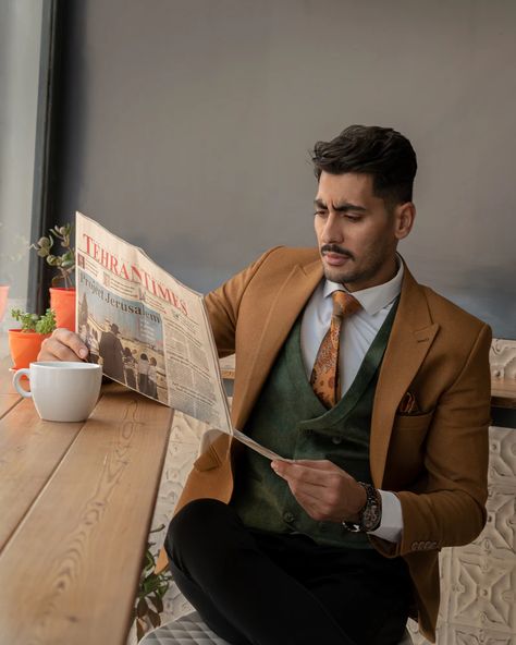 Reading Pictures, Dapper Gentleman Style, Men Reading, The Birdcage, The Last Hours, Reading Newspaper, Skin Undertones, Hunting Party, Last Hours