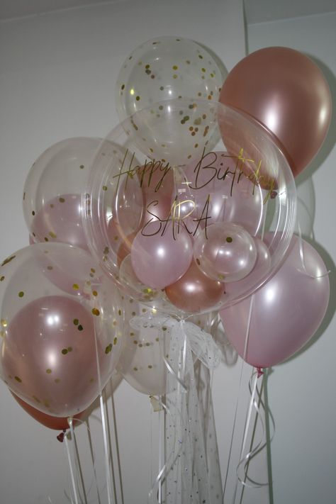 #qualatex #balloons happybirthday balloons cute soft aquaballoons Pink Birthday Balloons Aesthetic, Pink Helium Balloons, Birthday Baloon Aestethic, Balloons Aesthetic Birthday, Baloon Aestethic, Birthday Balloons Aesthetic, Aesthetic Balloons, Bday Balloons, Cute Balloons