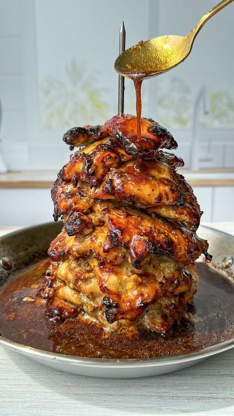 Chicken Gourmet Recipes, Greek Dinner Ideas, Birthday Dinner Recipes, Greek Chicken Gyros, Modern Nonna, Bbq Meats, Chicken Gyro, Greek Holiday, Greek Gyros