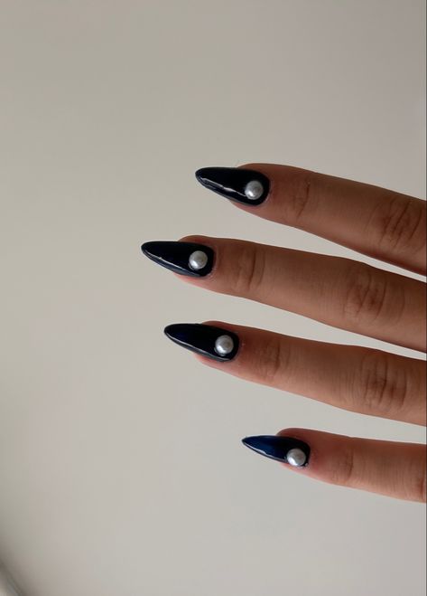 Dark Blue Nails, Blue Nails, Dark Blue, Nails, Blue