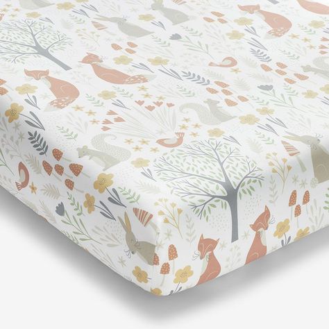 Nursary Decor Woodland Nursery Crib Bedding, Woodland Crib Sheets, Woodland Baby Bedding, Organic Crib Sheets, Toddler Comforter, Baby Crib Sheets, The Company Store, Nursery Crib, Bedroom Space