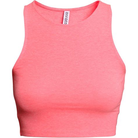 H&M Jersey crop top ($2.85) ❤ liked on Polyvore featuring tops, crop tops, shirts, tank tops, neon pink, sleeveless tops, sleeveless crop top, red top, crop top and neon pink shirt Neon Pink Crop Top, Neon Pink Shirts, Neon Pink Tops, Crop Tops Shirts, Jersey Crop Top, Pastel Fashion, Red Crop Top, Cute Crop Tops, Sleeveless Crop Top