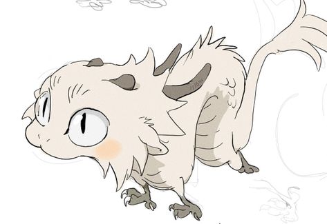 Creature Drawings, Cute Dragons, Fantasy Creatures Art, Creatures Art, Mythical Creatures Art, Monster Design, Dessin Adorable, Creature Concept Art, Creature Concept