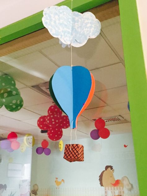 Art To Hang From Ceiling Classroom, Back To School Hanging Decorations, Classroom Hanging Decorations Ceilings Decorating Ideas, Classroom Hanging Decorations Ceilings, Hanging Classroom Decorations, Classroom Ceiling Decorations, Dangler Design, Kindergarten Decor, Hang From Ceiling Decor