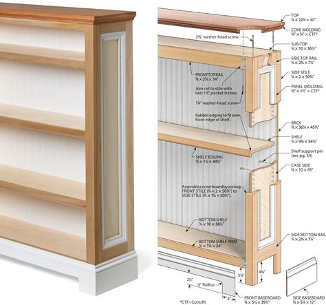 Build a Better Bookcase | Woodcraft Diy Bookcase, Bookcase Plans, Joinery Tools, Dust Collection Hose, Bookcase Diy, Router Tables, Sanding Accessories, Radial Arm Saw, Miter Saw Accessories