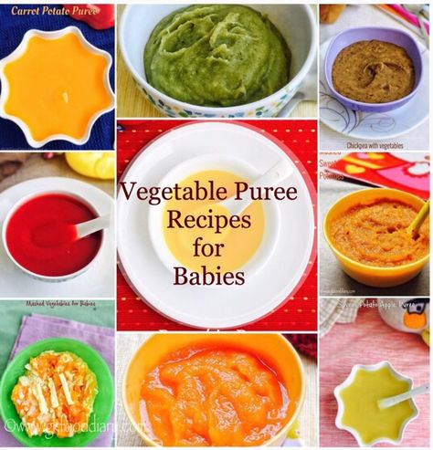 Easy Vegetable Purees- a collection of easy and nutritious vegetable purees for babies Purees For Babies, Baby Food Recipes Stage 1, Fingerfood Baby, Diy Baby Food, First Foods, Baby First Foods, Baby Puree Recipes, Baby Puree, Homemade Baby Foods