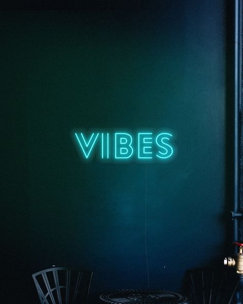 Vibes Neon Sign - Small / Light Blue / Whole Board Vibes Neon Sign, Neon Sign For Wedding, Home Bedroom Office, Sign For Wedding, Neon Flex, Cool Vibes, Neon Logo, Wedding Neon Sign, Office Bar