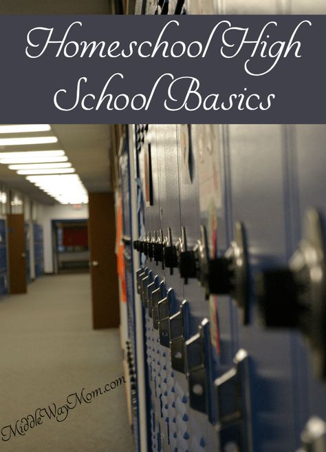 The basics of homeschooling high school Penn Foster High School, High School Homeschool, Homeschool Room, Ela Classroom, School Lockers, High School Years, Homeschool High School, Middle School English, Middle School Classroom