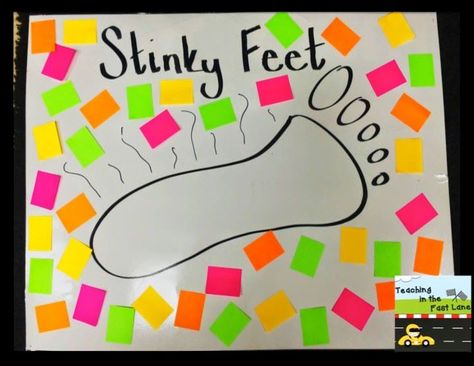 Stinky Feet - Teaching in the Fast Lane Fun Test Review Games, Spelling Review Games 1st Grade, Review Games For Elementary Test Prep, Fun Classroom Games Middle School, Class Review Games, Engaging Classroom Activities, Test Prep Games, Quick Classroom Games, Fun Review Games