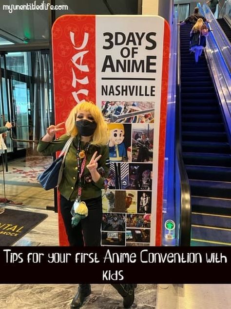 Tips for your first Anime Convention with kids Anime Style Printed Shirt For Fan Conventions, Anime Print Tops For Fan Conventions, Anime Tops With Front Print For Fan Conventions, Anime Convention Tips, Anime Convention, Anime Print Graphic Tee For Fan Conventions, Voice Actor, Anime