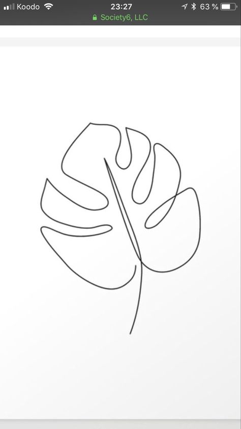 Minimalist Outline Art, Simple Monstera Drawing, One Line Minimalist Drawing, Line Art Plant Drawings, Monstera Plant Tattoo Simple, Monstera Line Drawing, Monstera Plant Drawing Simple, Monstera Wall Art, Flower Minimalist Drawing